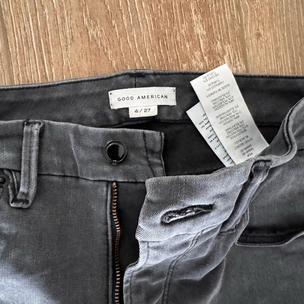 Good American Charcoal Jeans